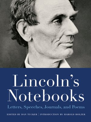 cover image of Lincoln's Notebooks